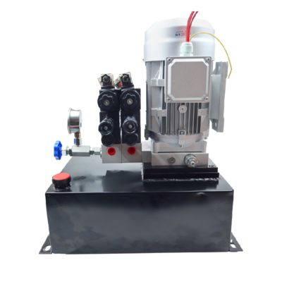 AC 380V 2.2kw Double Acting Hydraulic Power Unit for Hydraulic Machine Tools Lifting Platforms Lifts Power Pack Vertical with Instrument Display