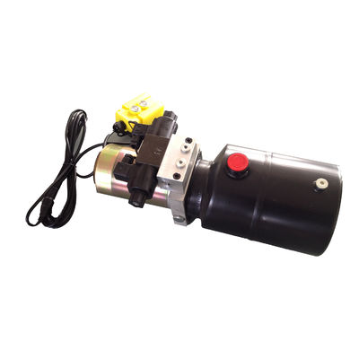 DC 12V 1.6KW  Work Pressure 18Mpa with Round Steel Tank Mini Hydraulic Power Packs for Fork-lifts