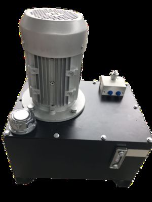 Hydraulic Power Unit-6L Steel Tank 2.5cc/R Hydraulic Gear Pump With Motor AC 380V 750W 1450RPM