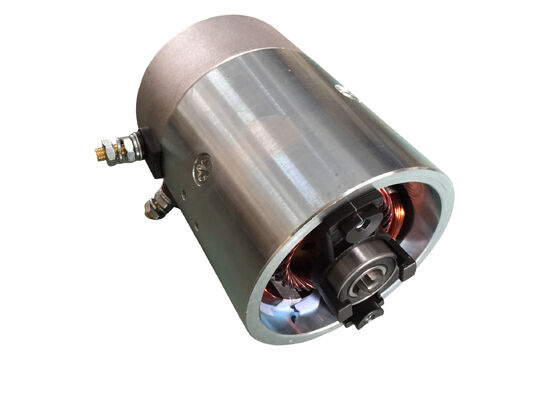 গুণমান  White Zinc 1600W 12 Volt DC Motor for Hydraulic Power Pack Units কারখানা