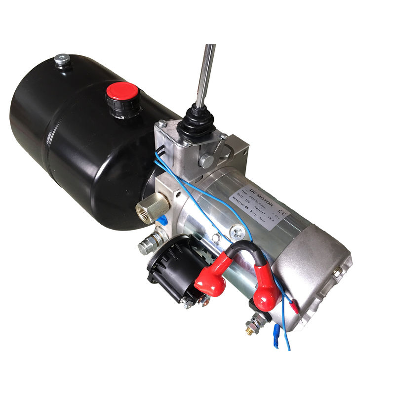 Forklift Single Acting Mini 12vdc Hydraulic Power Packs With Steel Tank