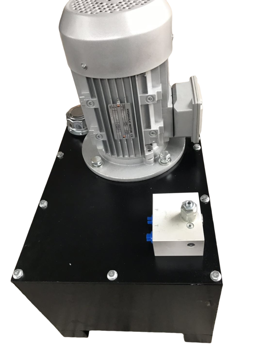 Hydraulic Power Unit-6L Steel Tank 2.5cc/R Hydraulic Gear Pump With Motor AC 380V 750W 1450RPM