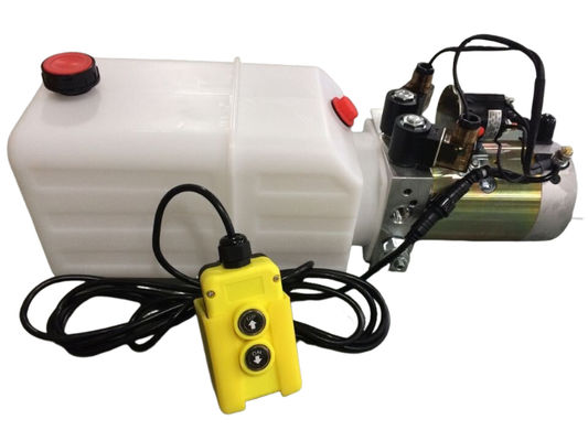 12VDC 18W কয়েল সোলেনয়েড ভালভ মিনি হাইড্রোলিক পাওয়ার ইউনিট প্যাক 2 বোতাম