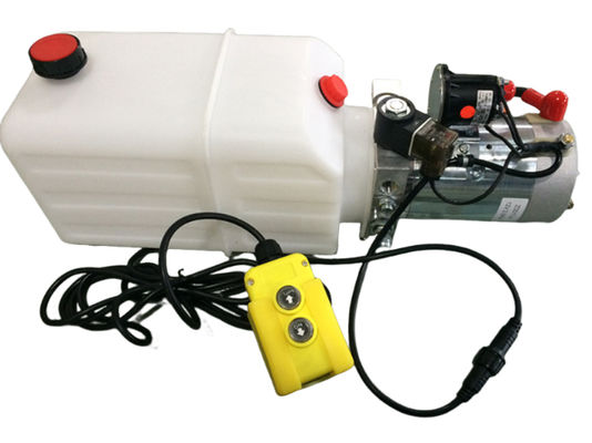 12V ডিসি মিনি হাইড্রোলিক পাওয়ার ইউনিট ড্রেন প্লাগের সাথে ডবল অ্যাক্টিং